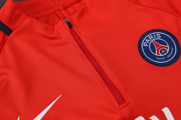 Survetement Foot Paris Saint Germain 2017 2018 Rouge Bleu